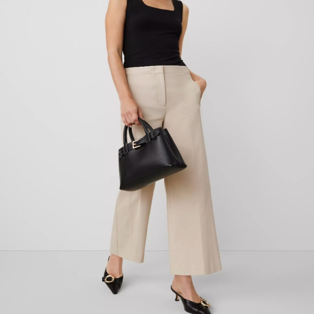 beige ankle dress pants